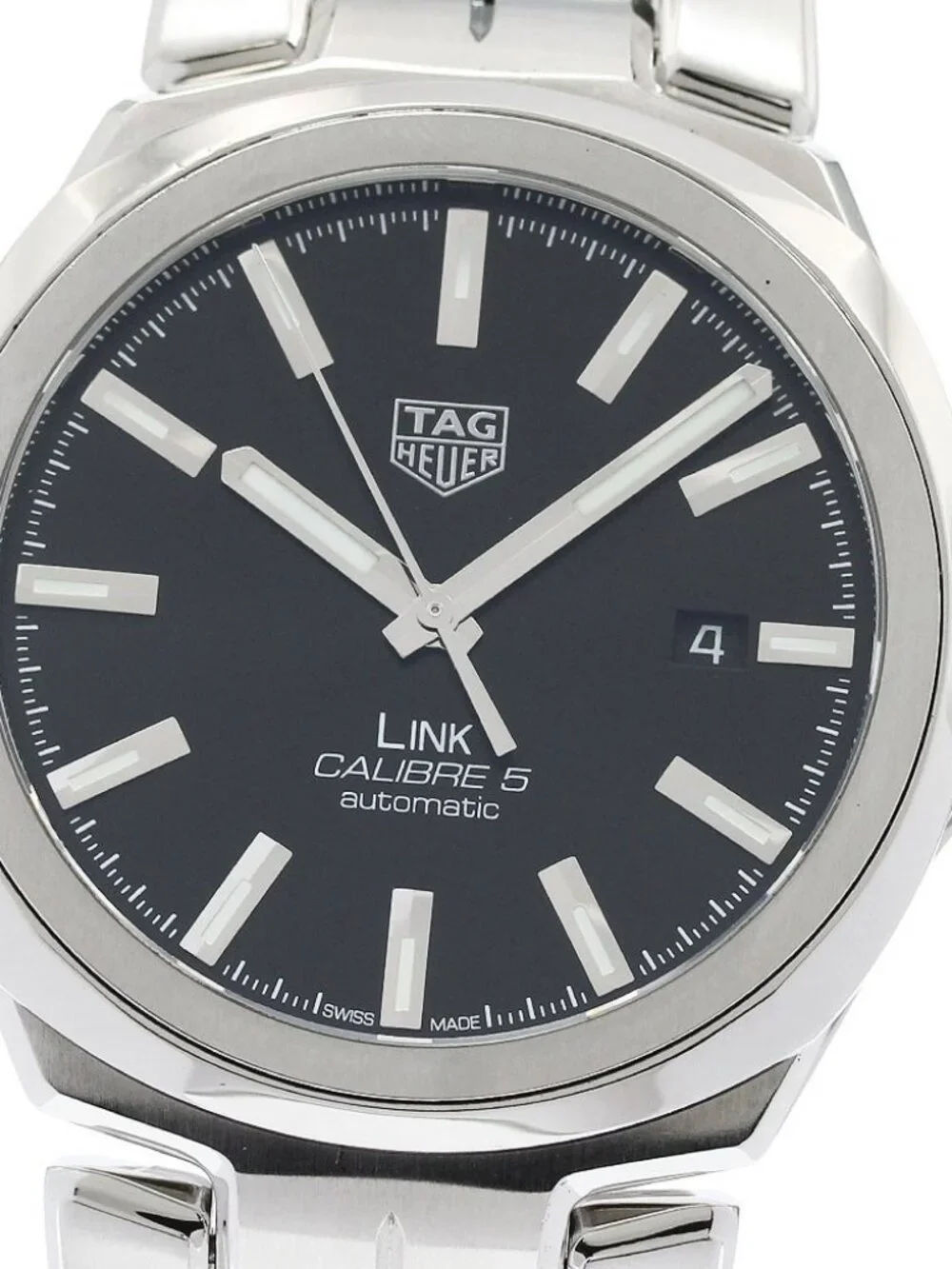 TAG HEUER Link caliber 5 WBC2110 Date black Dial Automatic Men's Watch_951214